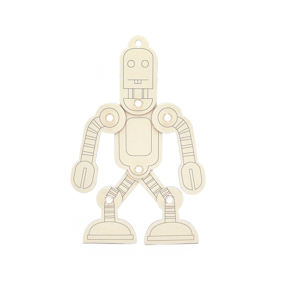 아트봇ㅣ2D 깡통 로봇 - 사탕수수 종이로 만든 깡통 로봇 DIY 장난감